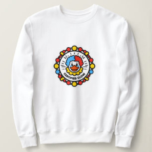 Certified Clown Funny Clown Duck Meme Sweatshirt
