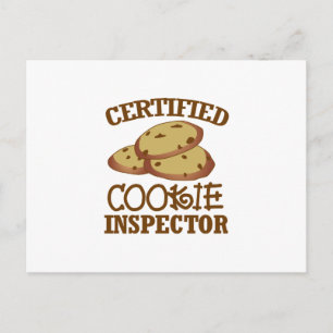 Certified Cookie Inspector Postcard