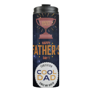 Certified Cool Dad Thermal Tumbler