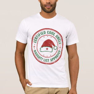 Certified Cool Uncle – Naughty List Approved Gru T-Shirt