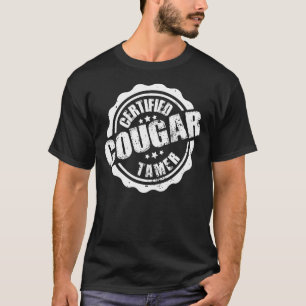 Certified Cougar Tamer Funny Men's Cougar Tamer T-Shirt