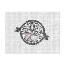 Certified Demisexual Pride Seal of Approval