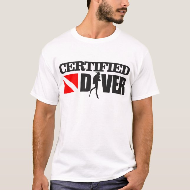 Certified Diver 2 Apparel T-Shirt (Front)