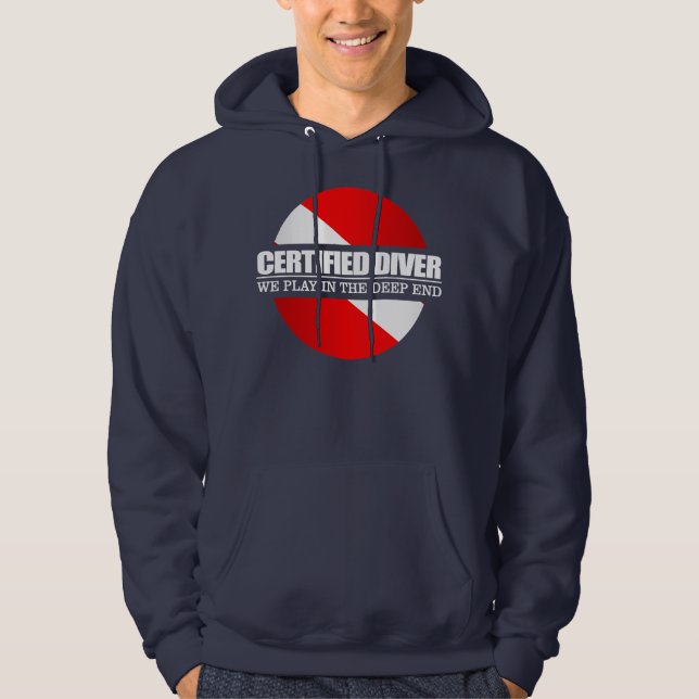 Certified Diver (rd) Hoodie (Front)