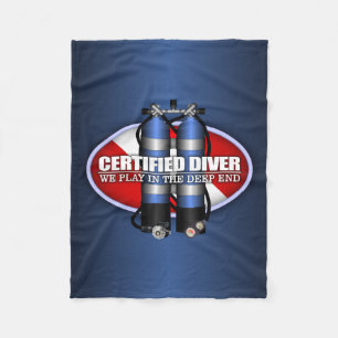 Certified Diver (ST) Fleece Blanket