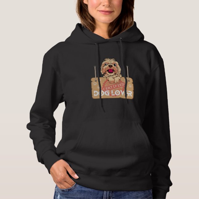 Certified Dog Lover Hoodie (Front)
