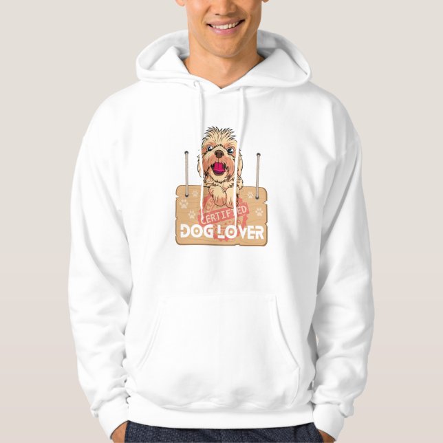 Certified Dog Lover Hoodie (Front)