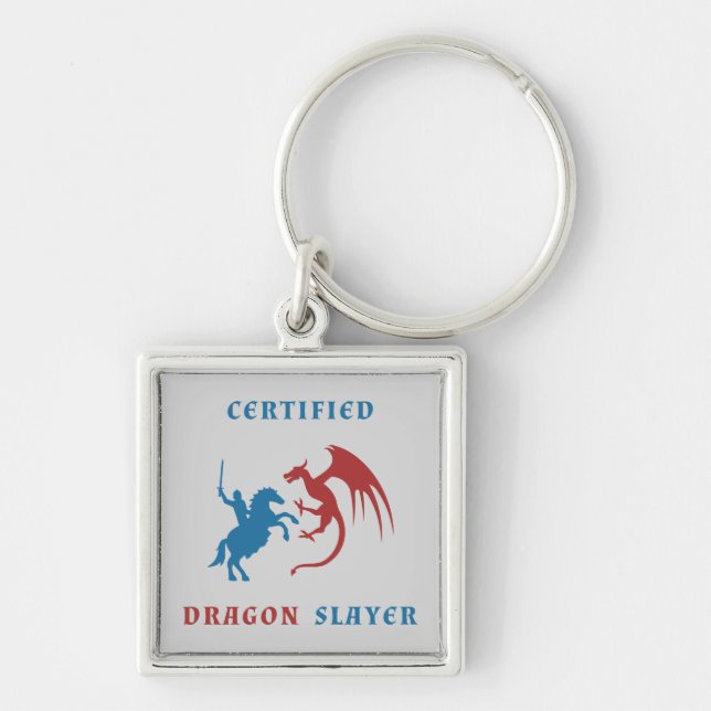 Certified Dragon Slayer Key Ring (Front)