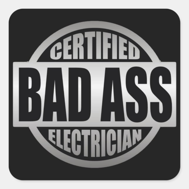 Certified Electricians sticker (Front)