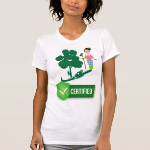 Certified Female Arborist Shirt Women Tree Care