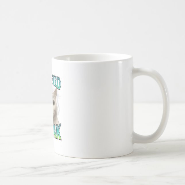Certified Freak Funny Cat Meme Cursed Silly Starin Coffee Mug (Right)