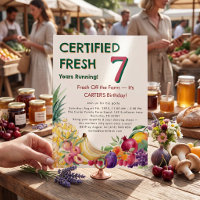 Certified Fresh 7 Years Running Farm Birthday