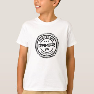 Certified Gamer Badge Perfect gift for gamers T-Shirt