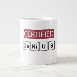 Certified Genius Large Coffee Mug