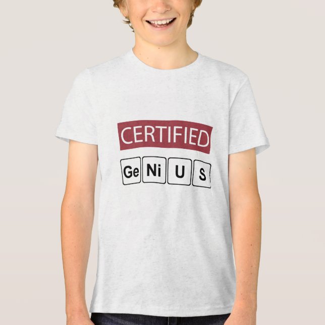 Certified Genius Tri-Blend Shirt (Front)