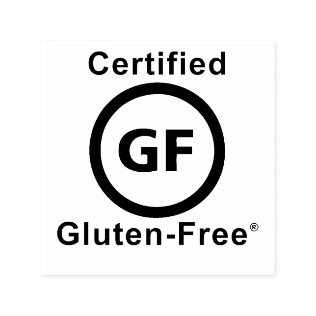 Certified Gluten Free Symbol Self-inking Stamp (Design)