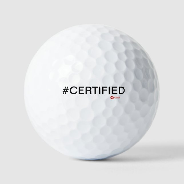 #CERTIFIED  GOLF BALLS (Front)