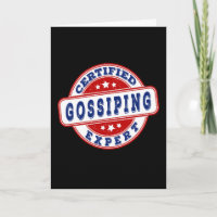 Certified gossiping expert seal