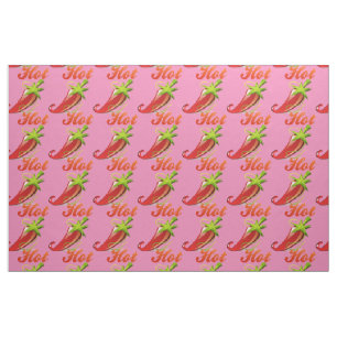 Certified Hot Chilli Peppers Thunder_Cove  Fabric