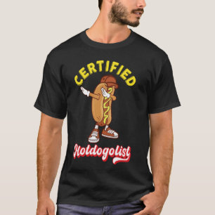 Certified Hotdogolist Funny Hot Dog Sausage Lovers T-Shirt