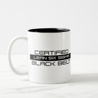 Certified Lean Six Sigma Black Belt 11oz Two-Tone Coffee Mug