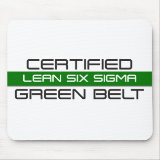 Certified Lean Six Sigma Green Belt Mouse Mat