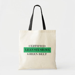 Certified Lean Six Sigma Green Belt Tote Bag