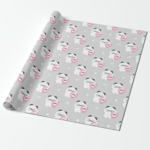 Certified Low Energy Panda Wrapping Paper