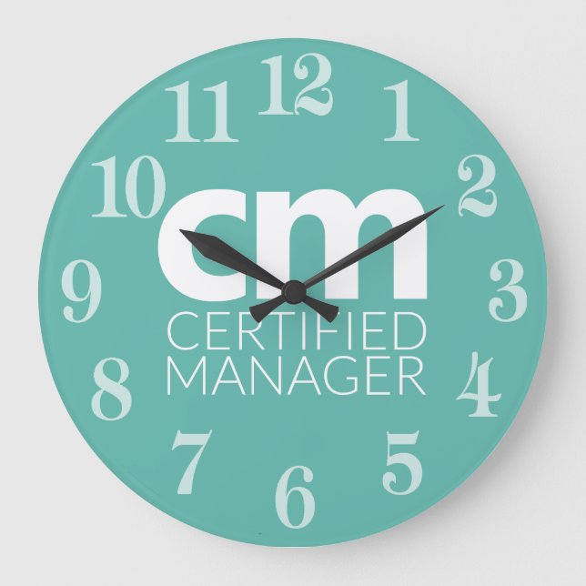 Certified Manager Clock (Front)