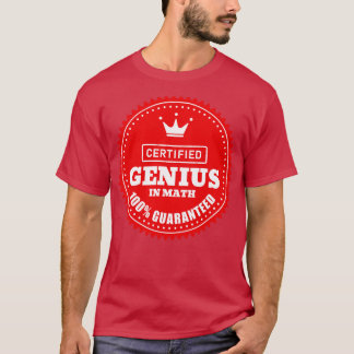 Certified Math Genius TShirt