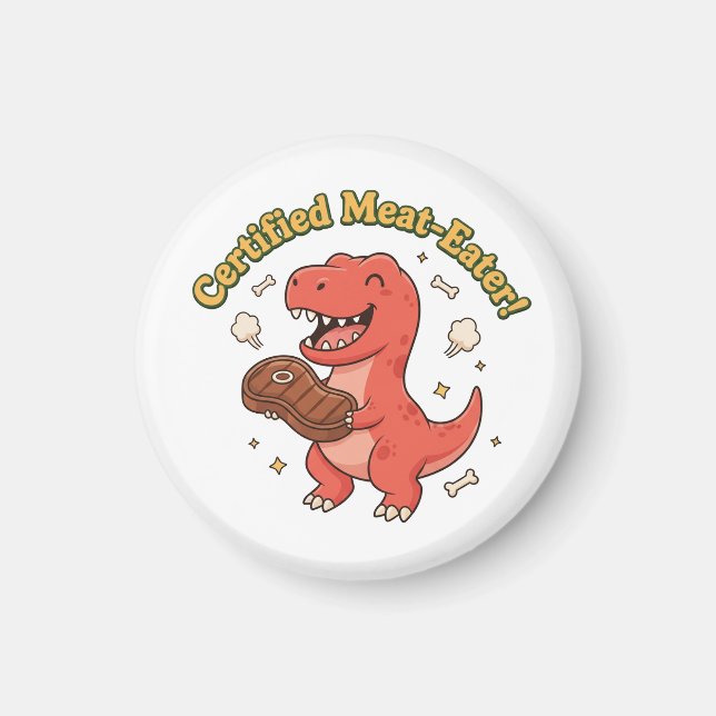 Certified Meat Eater Magnet (Front)
