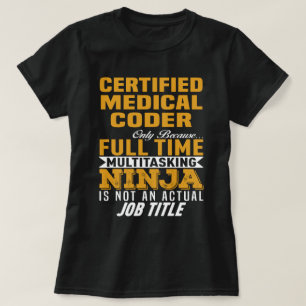 Certified Medical Coder T-Shirt