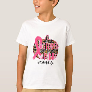 Certified Medical Istant In October We Wear Pink  T-Shirt
