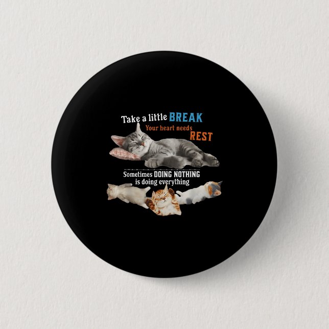 Certified Nap Expert Funny Lazy Cat Meme Cat Moms  6 Cm Round Badge (Front)