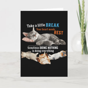 Certified Nap Expert Funny Lazy Cat Meme Cat Moms  Card