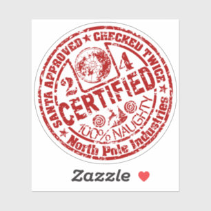 "Certified Naughty" Christmas