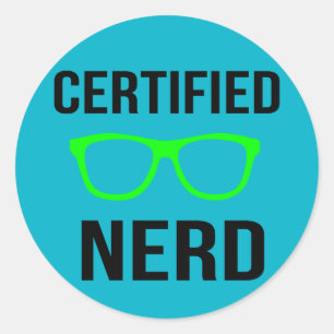 Certified Nerd Stickers