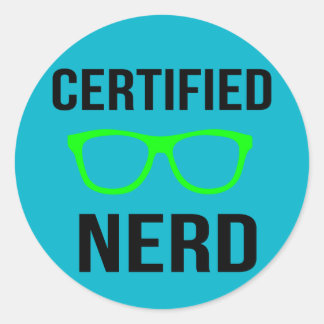 Certified Nerd Stickers