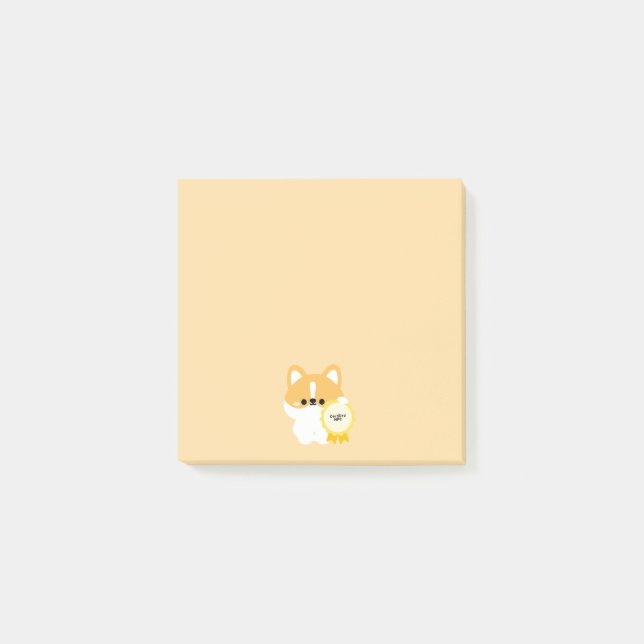 Certified NPC Corgi Post-it Notes (Front)