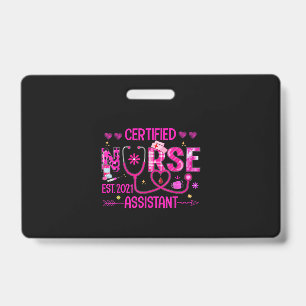 Certified Nurse Assistant ID Badge