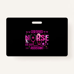 Certified Nurse Assistant ID Badge