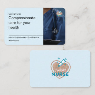 Certified Nurse Business Card