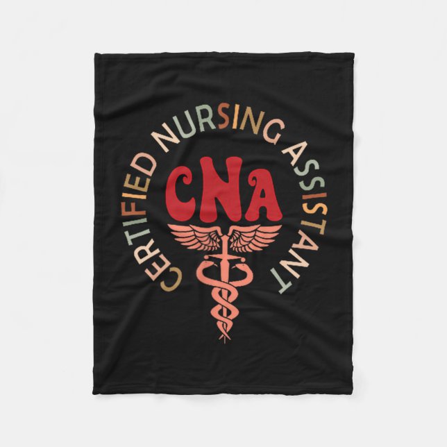 Certified Nurse Istant Certified Nursing Istant Cn Fleece Blanket (Front)