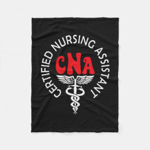 Certified Nurse Istant Certified Nursing Istant Cn Fleece Blanket
