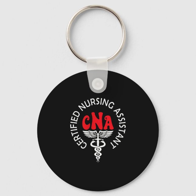 Certified Nurse Istant Certified Nursing Istant Cn Key Ring (Front)