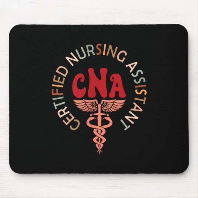 Certified Nurse Istant Certified Nursing Istant Cn Mouse Mat (Front)