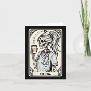 Certified Nurse Istant Tarot Card Skeleton Cna Hal