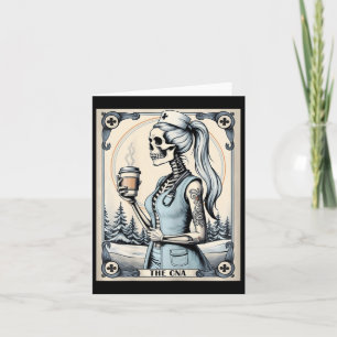 Certified Nurse Istant Tarot Card Skeleton Cna Hal