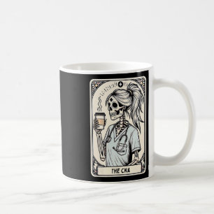 Certified Nurse Istant Tarot Card Skeleton Cna Hal Coffee Mug