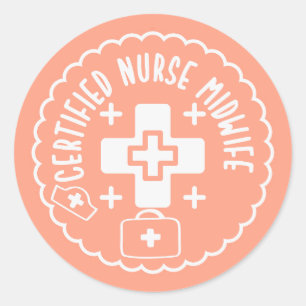 Certified Nurse Midwife Classic Round Sticker